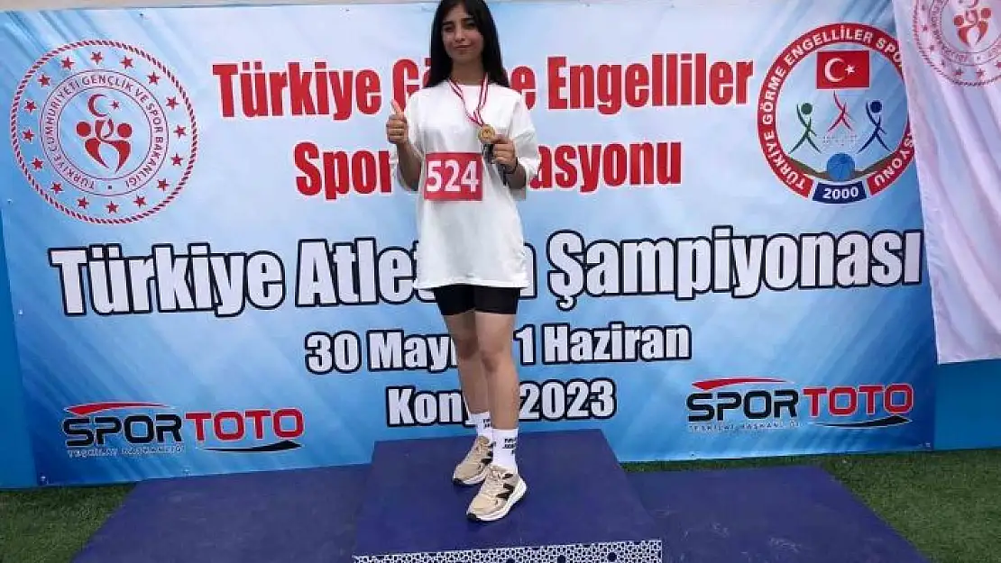 'Görme engelli sporculardan büyük başarı'