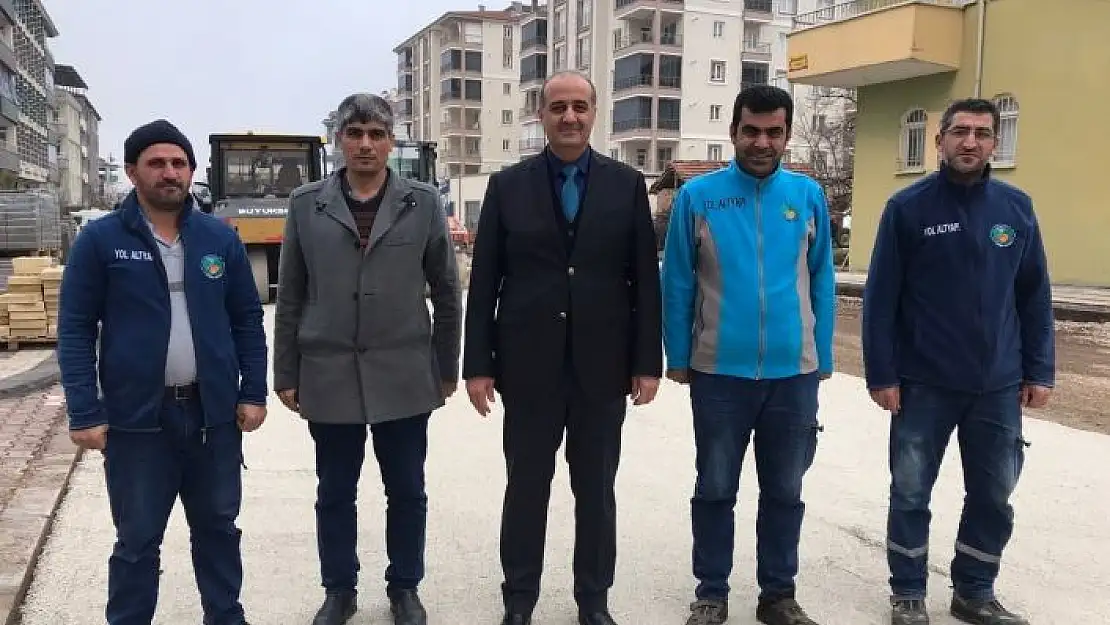 'Göztepe´de yolların standardı yükseltiliyor'