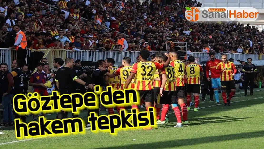 Göztepe´den hakem tepkisi