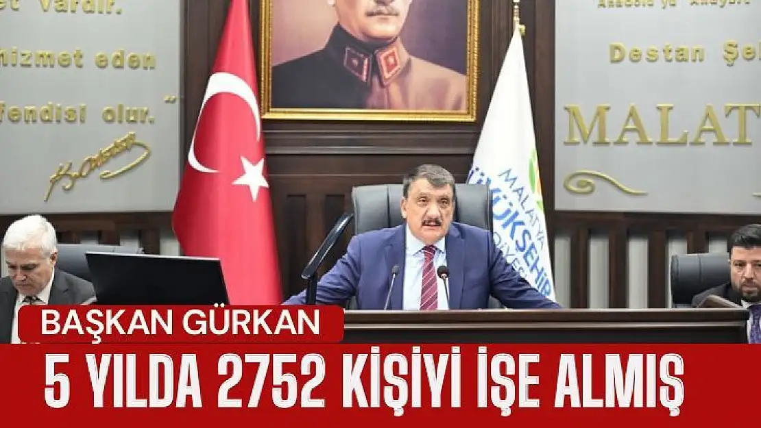 Gürkan 5 yılda 2752 kişiyi işe almış