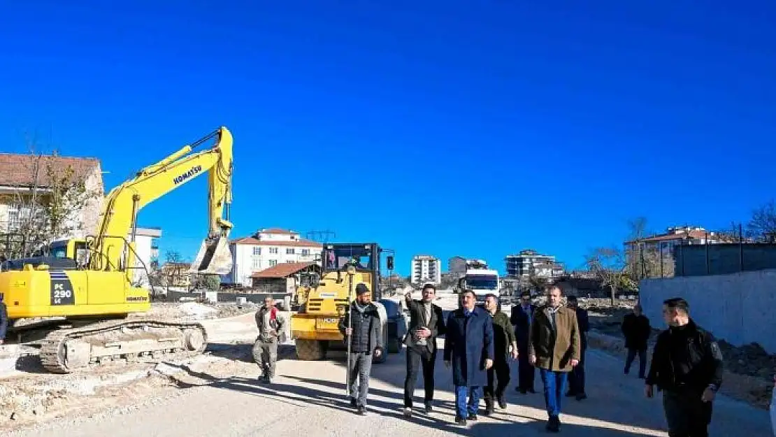 'Gürkan yol çalışmalarını inceledi'