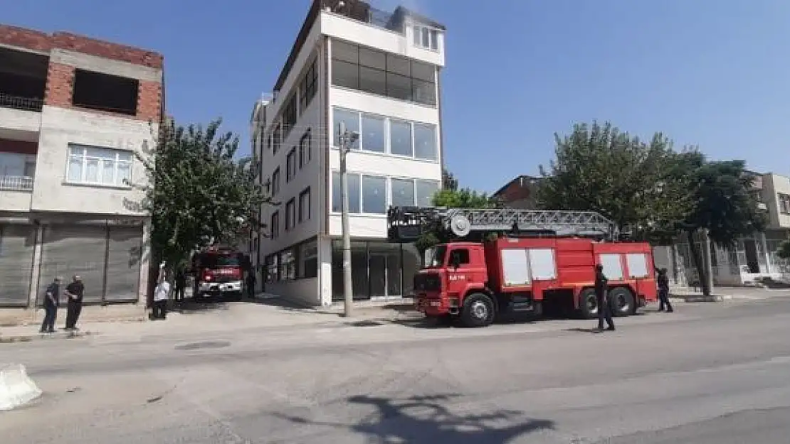 'Güvercin kafeslerinde korkutan yangın'