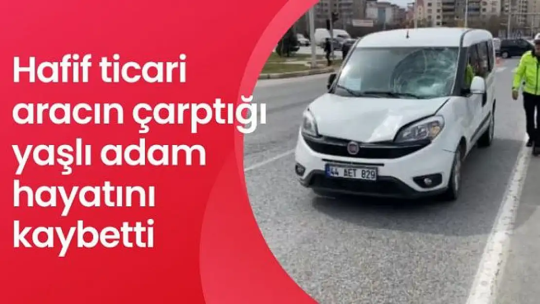 Hafif ticari aracın çarptığı yaşlı adam hayatını kaybetti