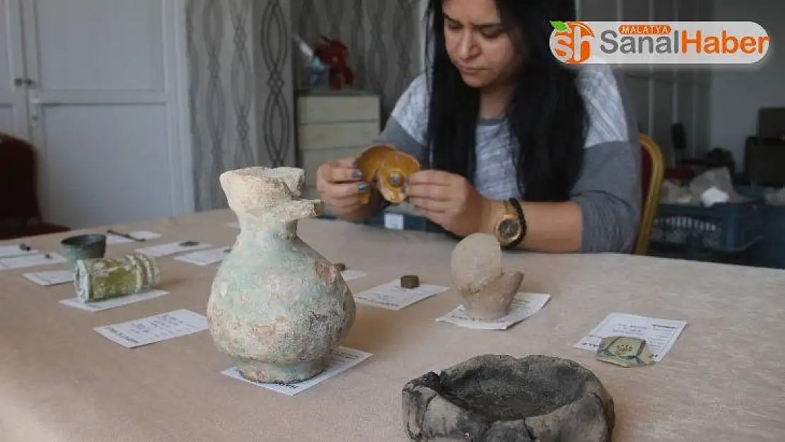 Harput Kalesi'nde 4 bin 800 obje gün yüzüne çıkartıldı