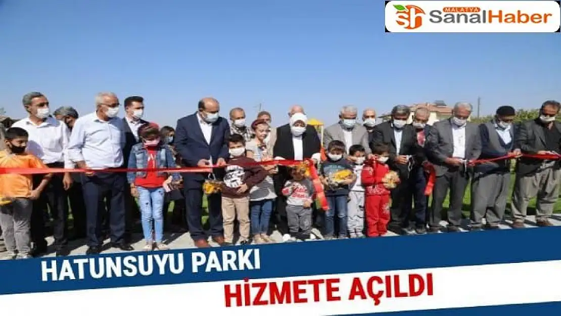 Hatunsuyu Parkı hizmete açıldı