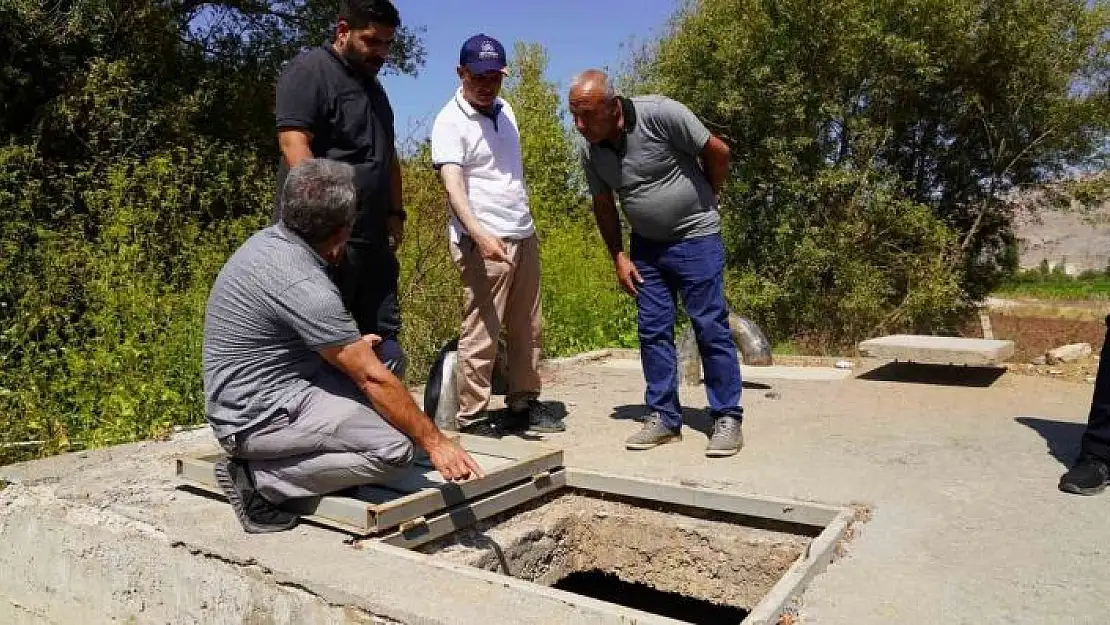 'Havşeri İçme Suyu Hattı´nda bakım onarım çalışması sürüyor'