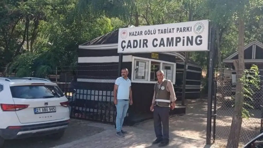 'Hazar Gölü Tabiat Parkında kontrol ve denetim'