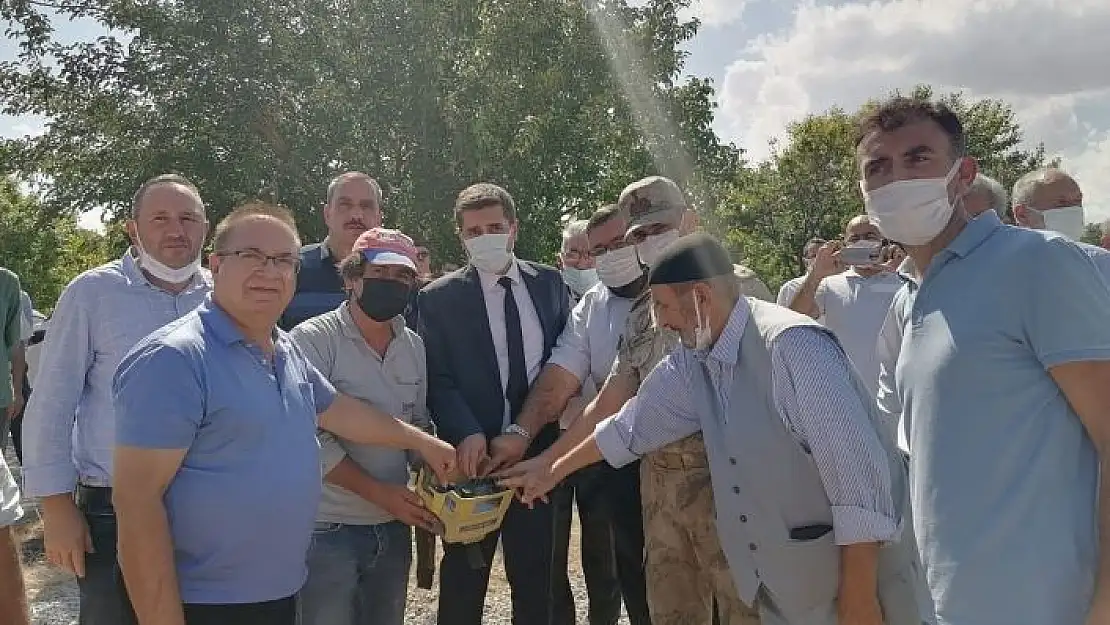 '''Hazreti Hamza Cami'' nin temeli törenle atıldı'