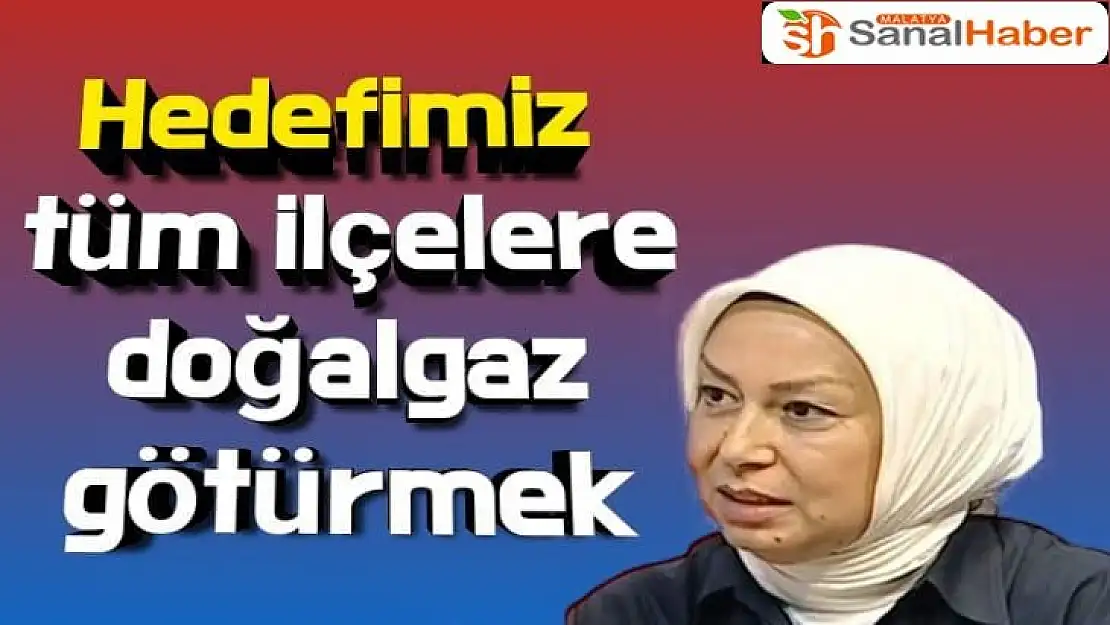 Hedefimiz tüm ilçelere doğalgaz götürmek