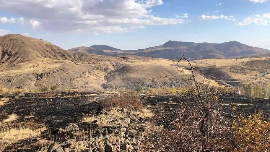 'Hekimhan´da arazi yangını: 8 dönüm zarar gördü'