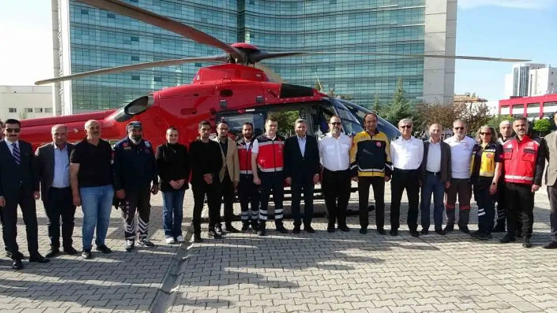 'Helikopter ambulans Malatya´da hizmete başladı'