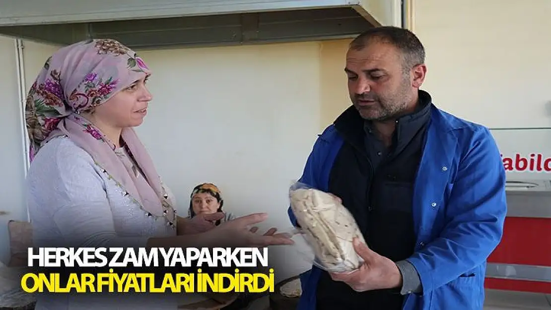 Herkes zam yaparken onlar fiyatları indirdi