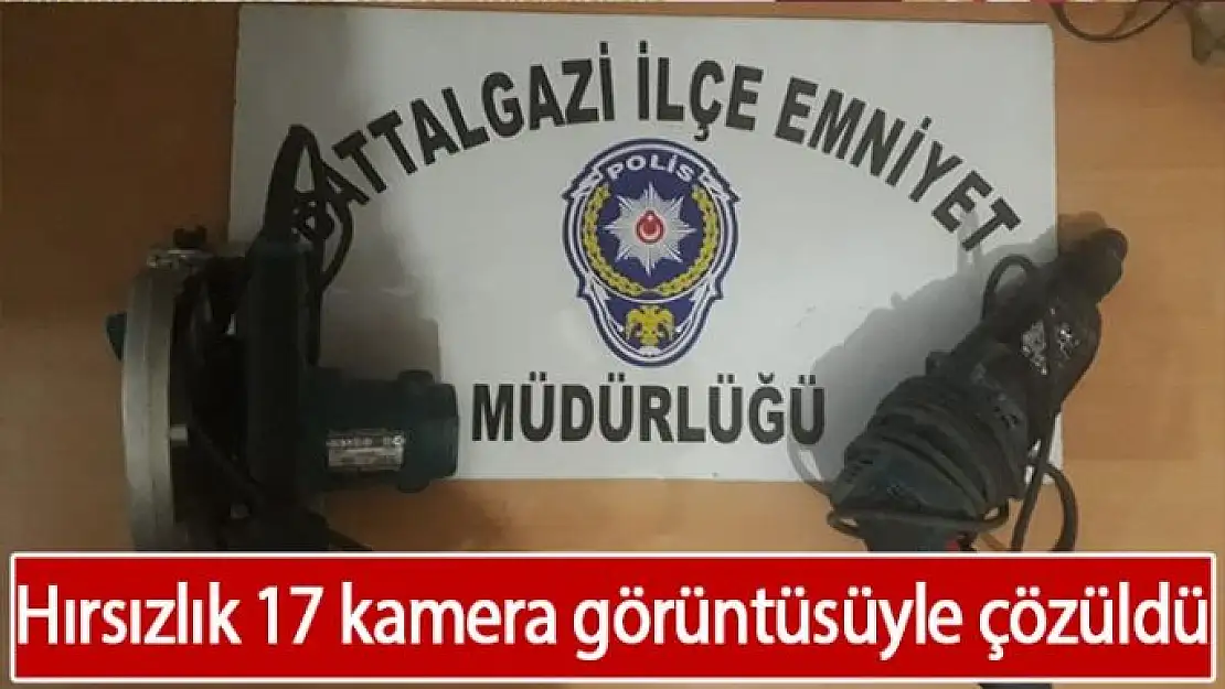 Hırsızlık 17 kamera görüntüsüyle çözüldü