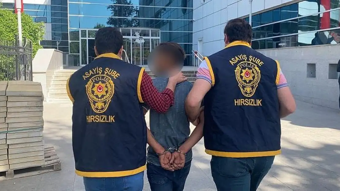 'Hırsızlık şüphelisi mahkemece tutuklandı'