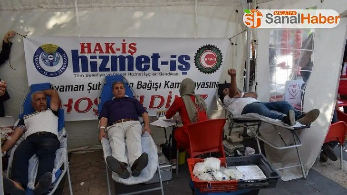 Hizmet-İş Sendikasından kan bağışı