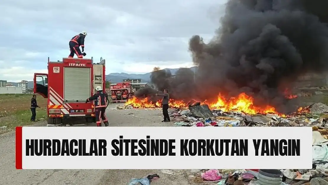 Hurdacılar sitesinde korkutan yangın