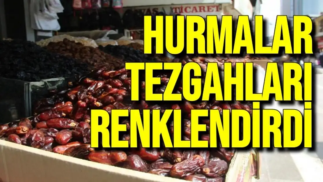 Hurmalar tezgahları renklendirdi