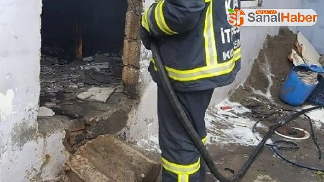 İkamet yangını korkuttu