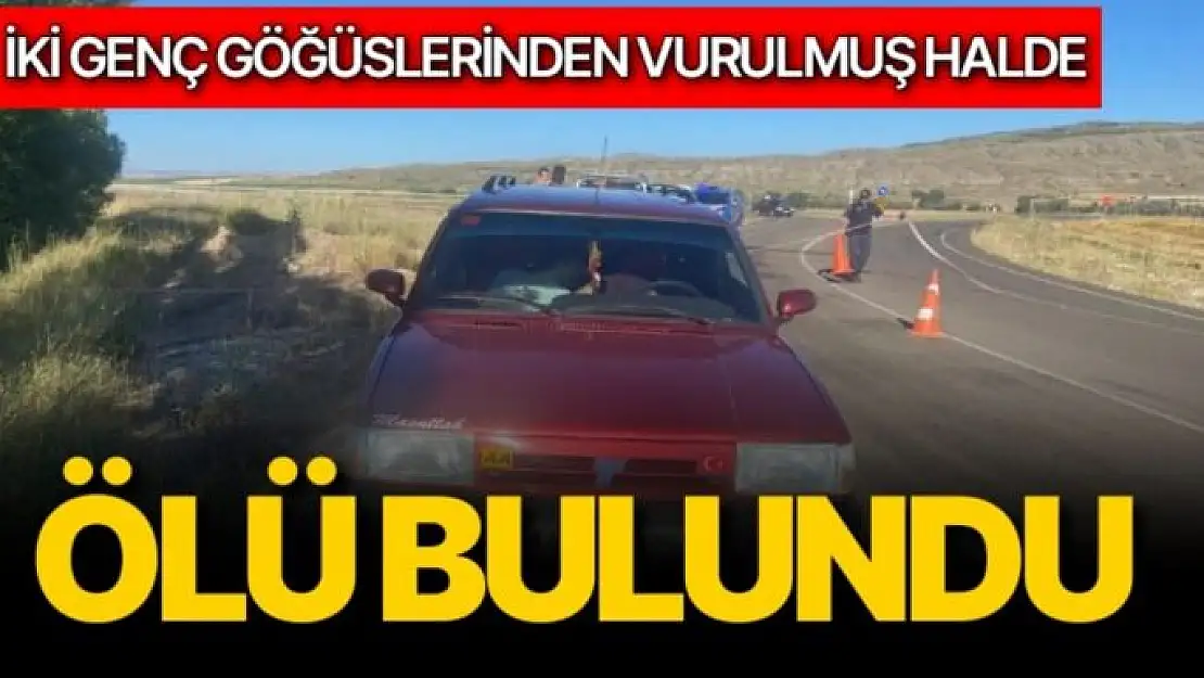 iki genç göğüslerinden vurulmuş halde ölü bulundu