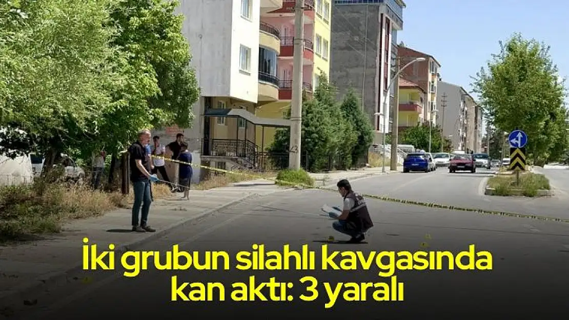 İki grubun silahlı kavgasında kan aktı: 3 yaralı