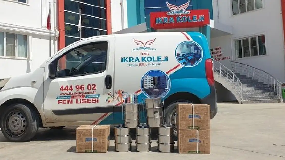 'İkra Koleji öğrencilerinden gönül sofrasına'