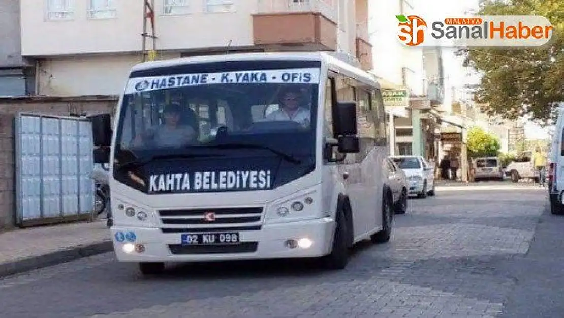 İlk ders günü Kahta Belediyesi araçları ücretsiz ulaşım hizmeti verecek