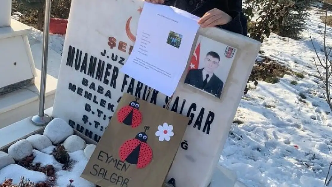 'İlk karne şehit babaya'