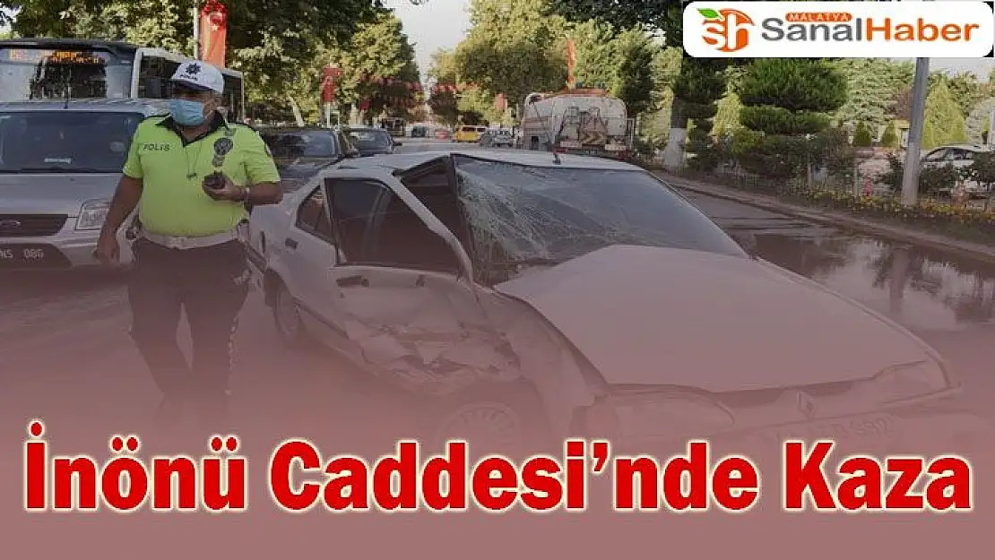 İnönü Caddesi´nde Kaza