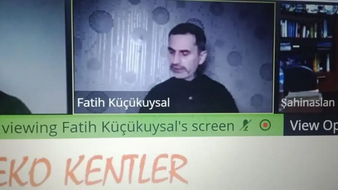 'İnönü´de çevrim için seminerler devam ediyor'