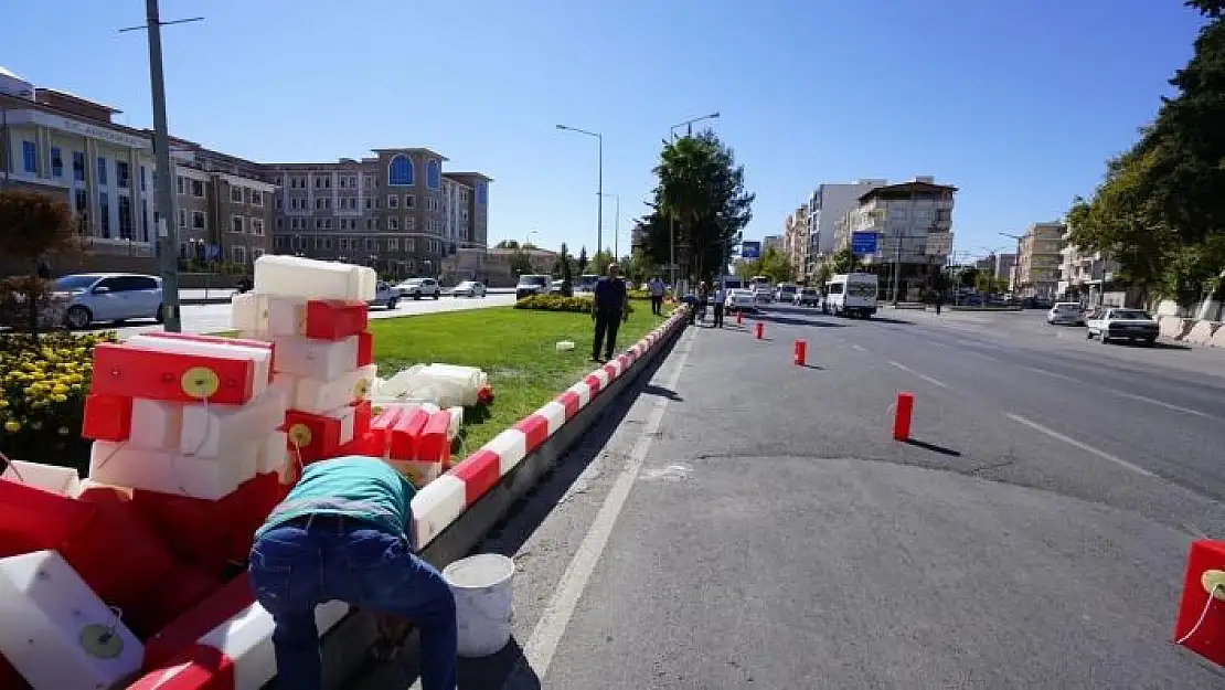 'Işıklı bordürler şehre renk katıyor'