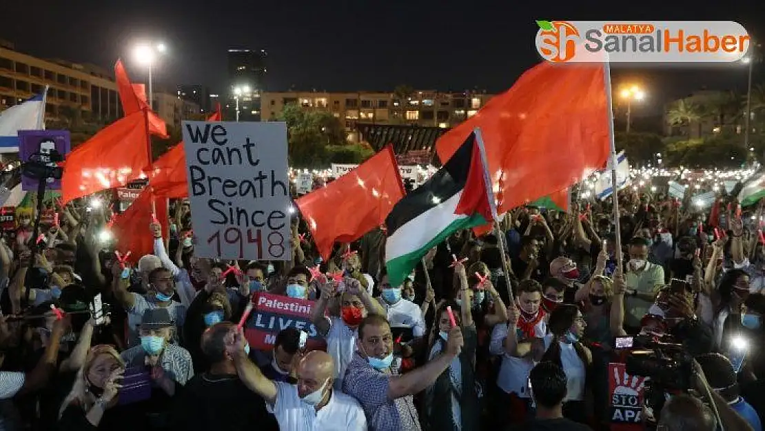 İsrailliler 'ilhak' planının protesto etti