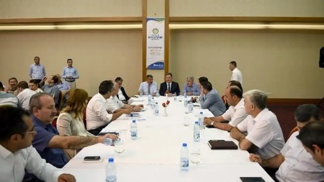 Büyükşehir Ve İlçe Belediyeleri İstişare Toplantısı Gerçekleştirildi