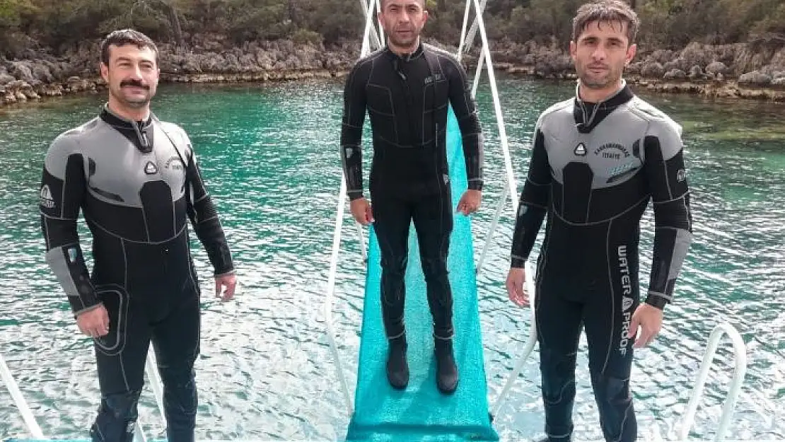 'İtfaiyenin balıkadamlarına sıkı eğitim'