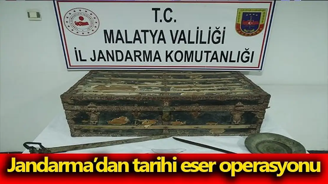 Jandarma´dan tarihi eser operasyonu