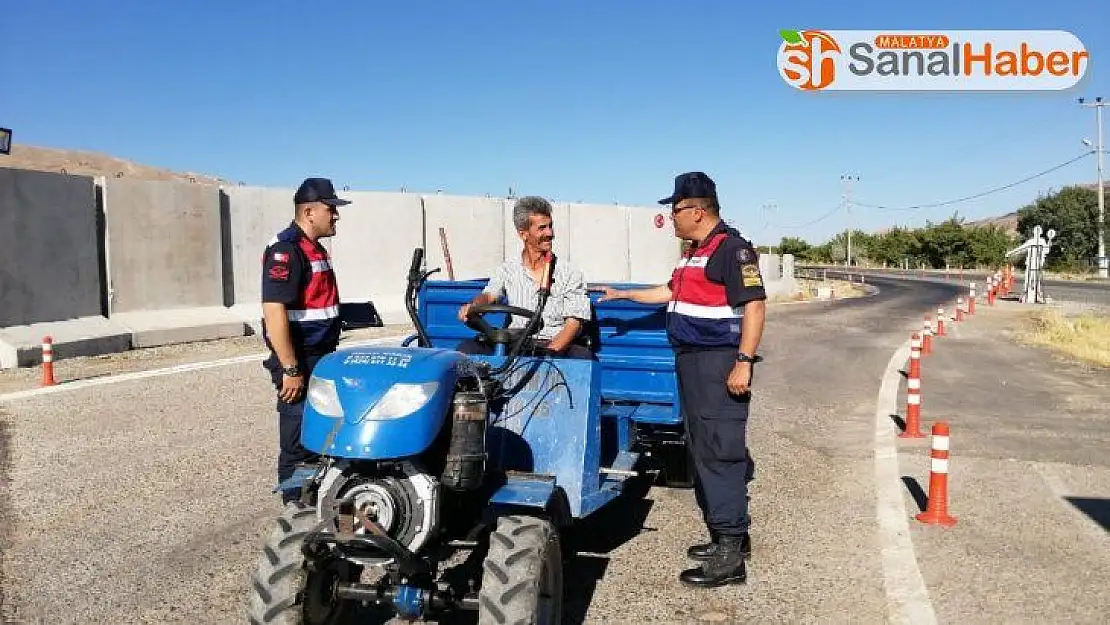 Jandarma ekiplerinden drone destekli trafik uygulaması