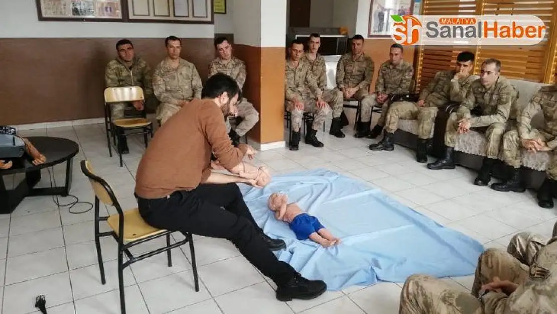 Jandarma ve polise ilk yardım eğitimi verildi