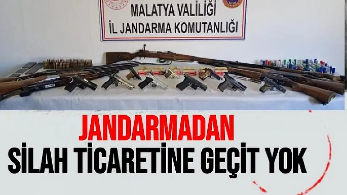 Jandarmadan silah ticaretine geçit yok