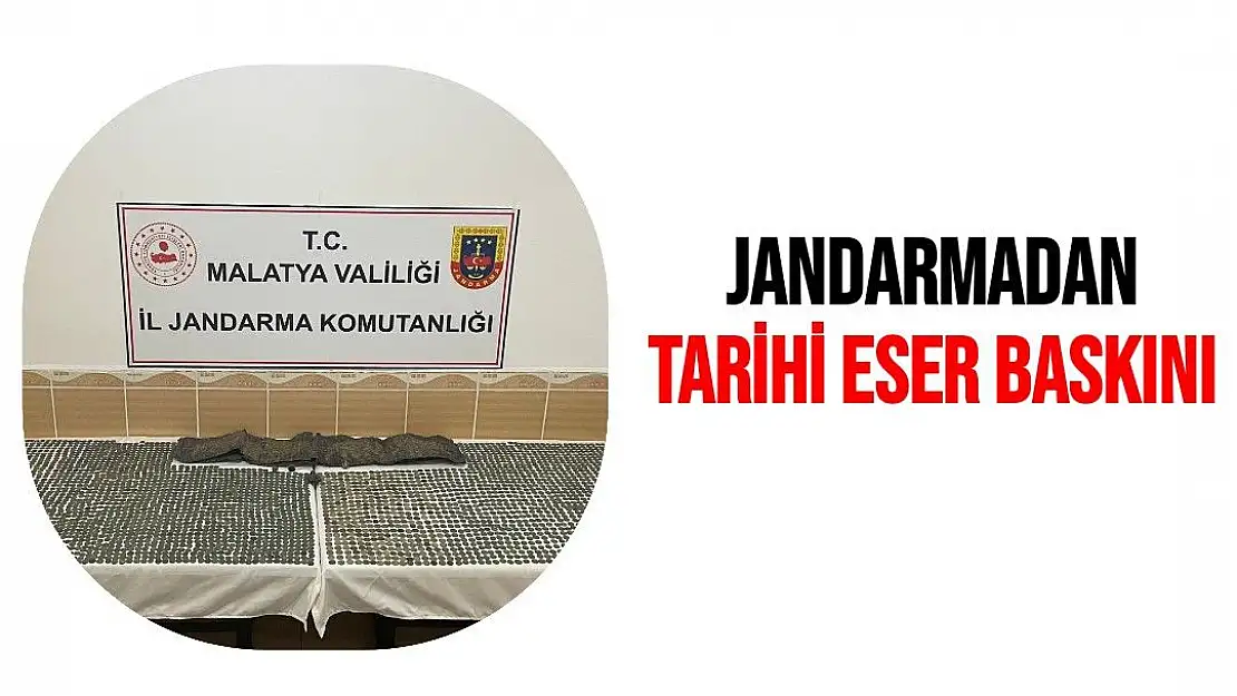 Jandarmadan tarihi eser baskını