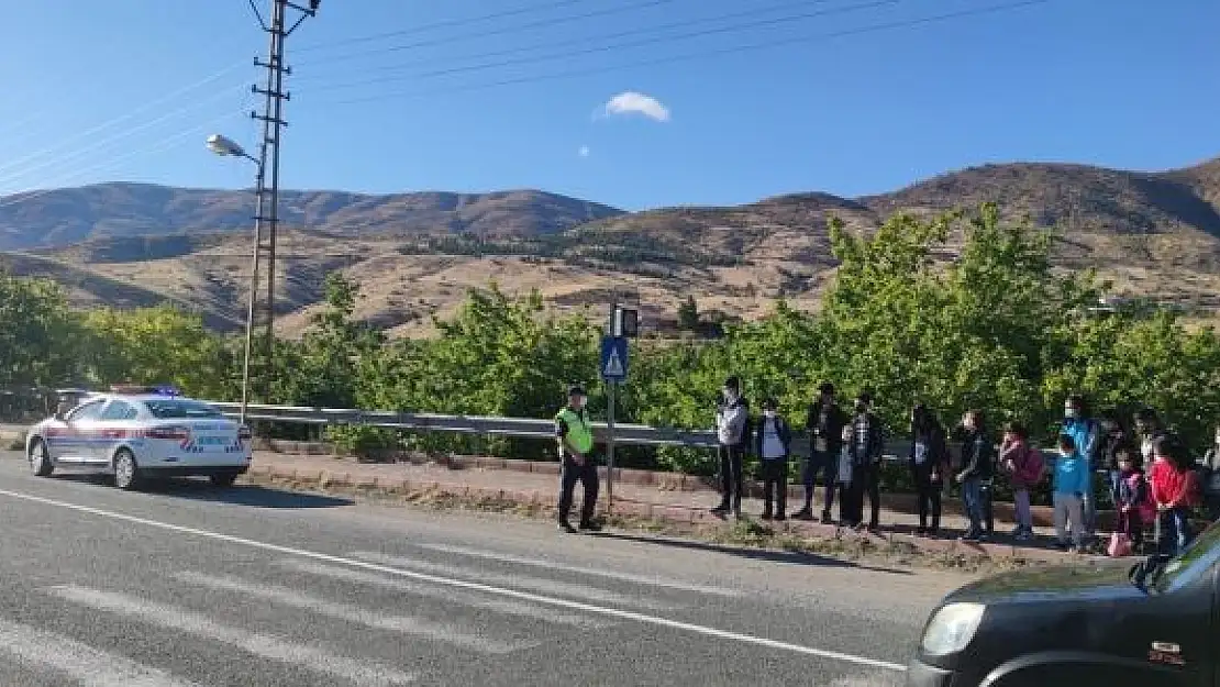 'Jandarmadan yaya önceliği denetimi'