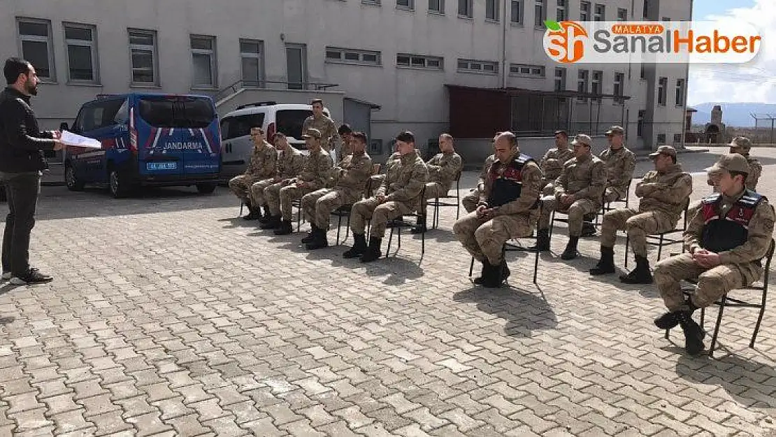 Jandarmaya korona virüs eğitimi