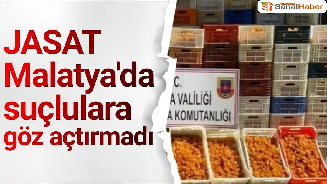 JASAT Malatya´da suçlulara göz açtırmadı