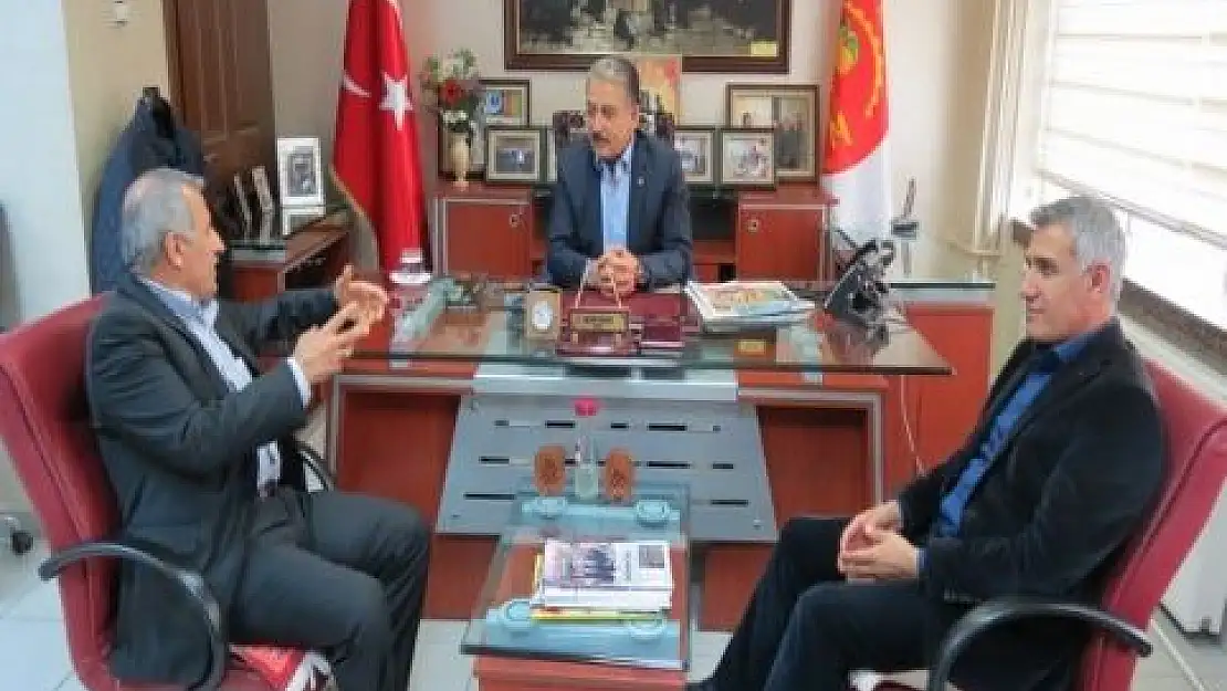 ŞAHİN´DEN MESOB BAŞKANI KESKİN´E ZİYARET