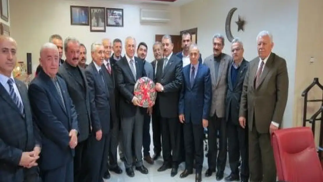 MALATYA ESKİ VALİSİ DAŞÖZ´DEN ESNAF KURULUŞLARINA ZİYARET