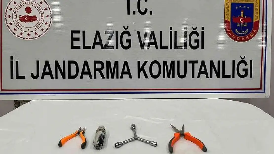 'Kablo çalarken jandarma ekiplerine suçüstü yakalandı'