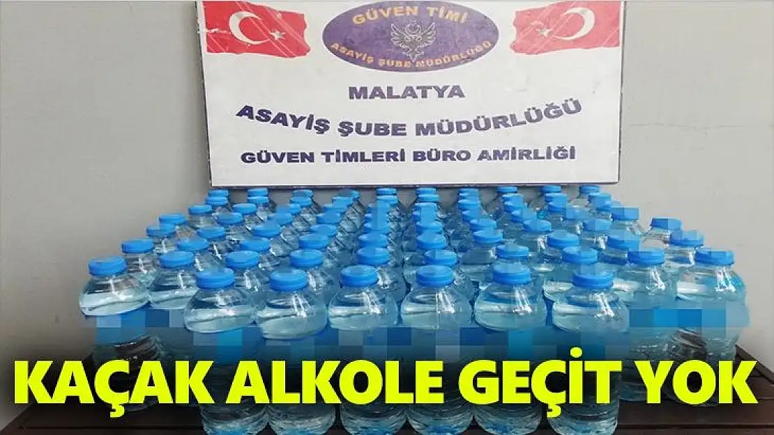 Kaçak alkole geçit yok
