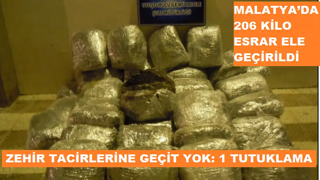  ZEHİR TACİRLERİNE GEÇİT YOK: 1 TUTUKLAMA