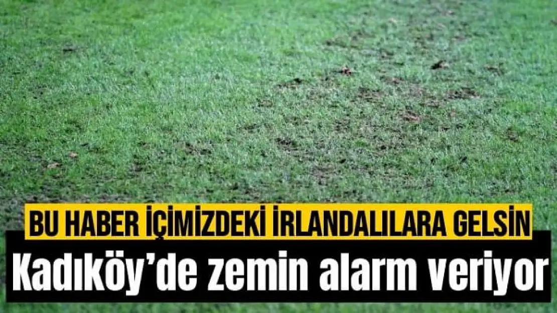 Kadıköy´de zemin alarm veriyor