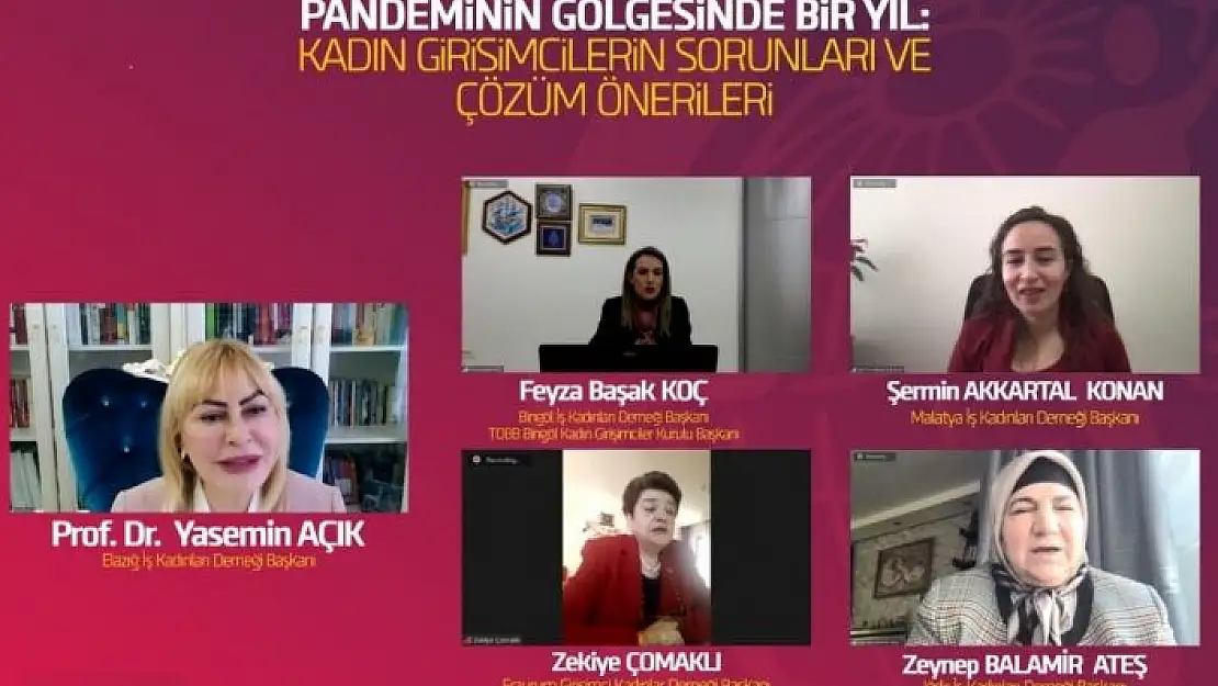 'Kadın girişimcilerin sorunları panelle ele alındı'