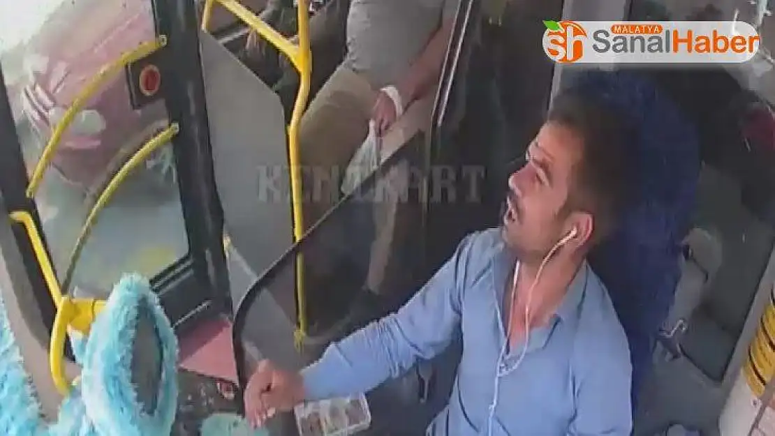 Kadının çırpınışlarına dayanamadı, yolcu dolu otobüsle yönünü hastaneye çevirdi