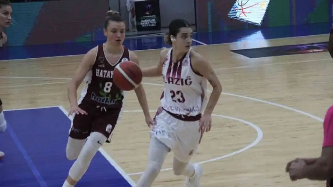 'Kadınlar Basketbol Süper Ligi: Elazığ İl Özel İdare: 61 - Hatayspor: 103'